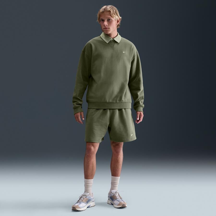 Nike Solo Swoosh fleecetrui met ronde hals voor heren Groen - Foto 3