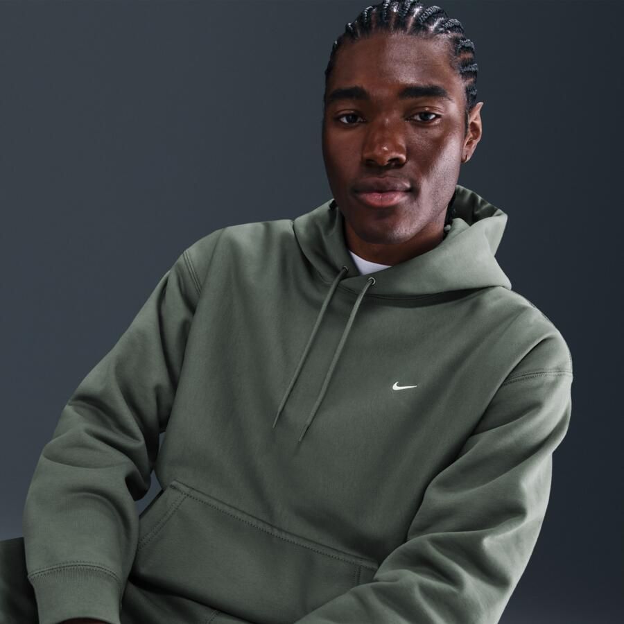 Nike Solo Swoosh hoodie voor heren Grijs - Foto 2