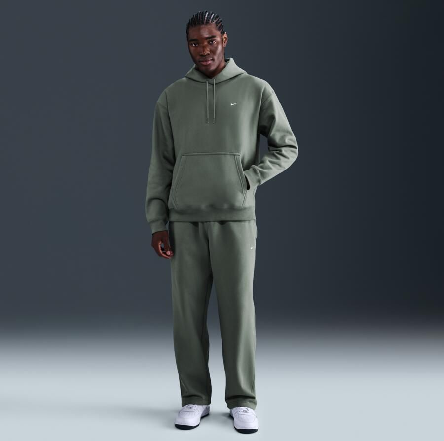 Nike Solo Swoosh hoodie voor heren Grijs - Foto 3