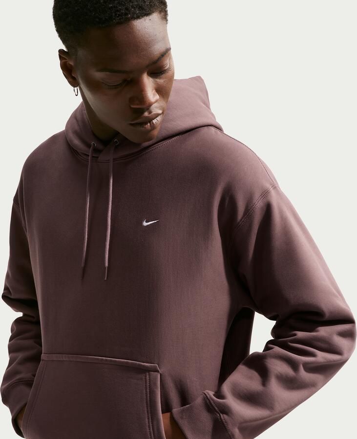 Nike Solo Swoosh hoodie voor heren Paars - Foto 3