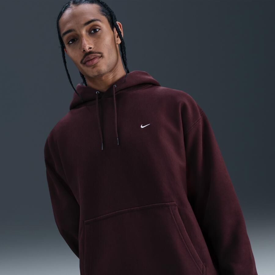Nike Solo Swoosh hoodie voor heren Rood - Foto 4