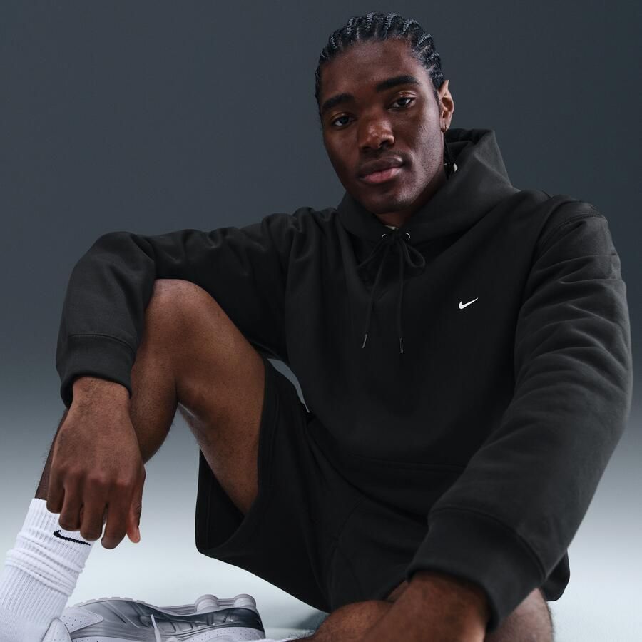 Nike Solo Swoosh hoodie voor heren Zwart - Foto 2