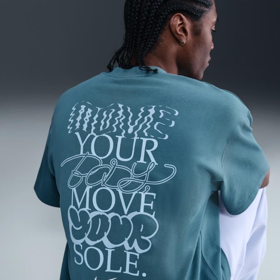 Nike Solo Swoosh T-shirt voor heren Blauw