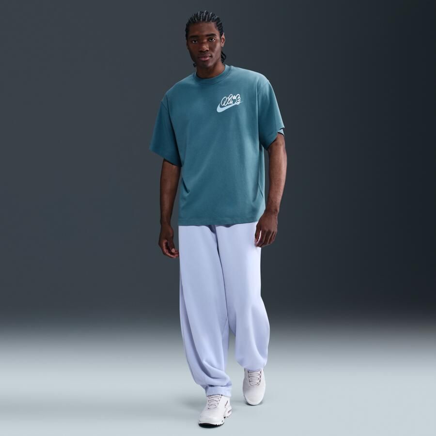 Nike Solo Swoosh T-shirt voor heren Blauw - Foto 3