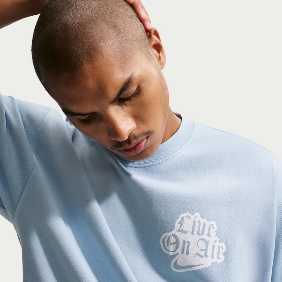 Nike Solo Swoosh T-shirt voor heren Blauw