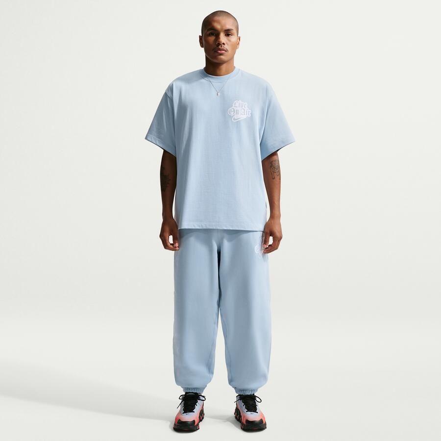 Nike Solo Swoosh T-shirt voor heren Blauw - Foto 2