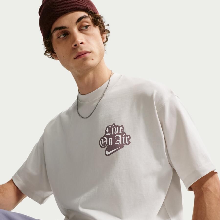 Nike Solo Swoosh T-shirt voor heren Grijs