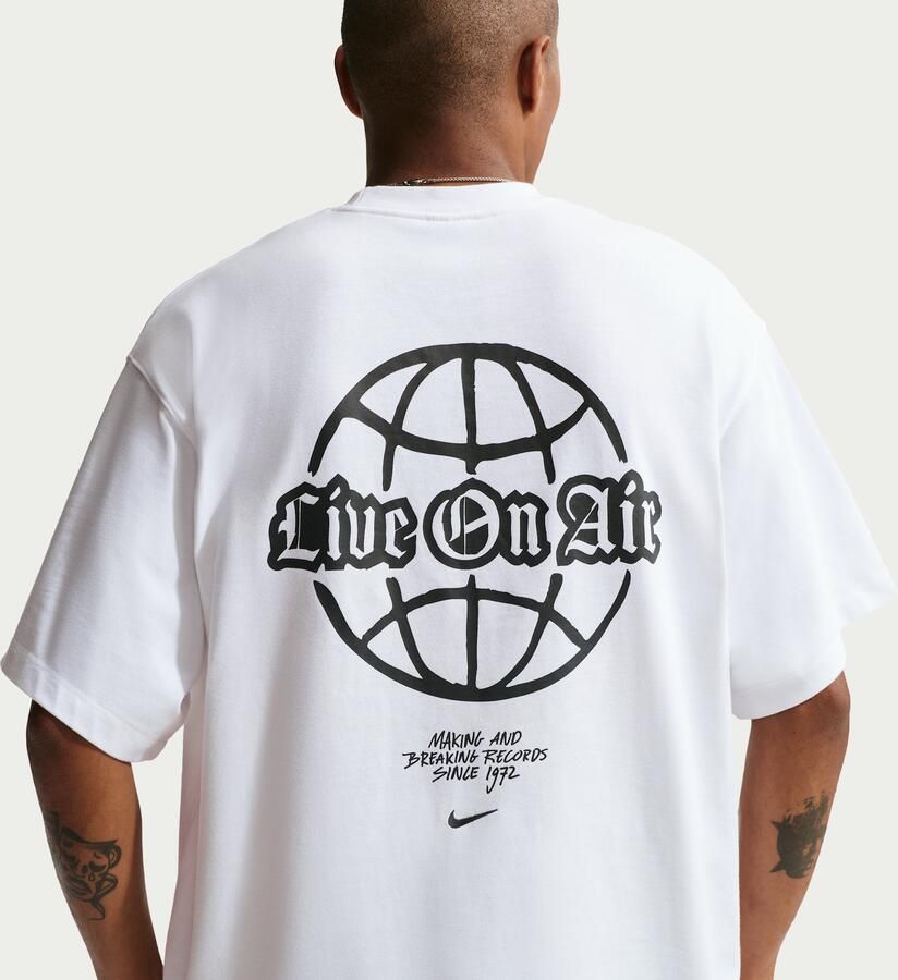 Nike Solo Swoosh T-shirt voor heren Wit - Foto 3