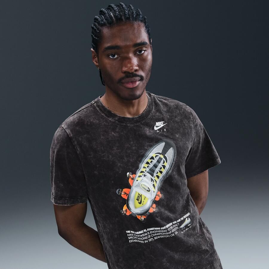 Nike Sportswear Air Max 95 T-shirt Zwart - Foto 4