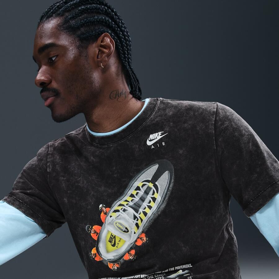 Nike Sportswear Air Max 95 T-shirt Zwart - Foto 2