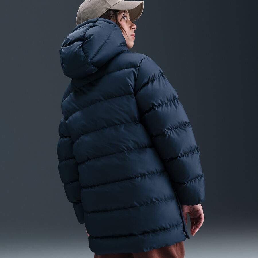 Nike Sportswear All Day Play gewatteerd Therma-FIT jack met ruime pasvorm voor kids Blauw - Foto 3