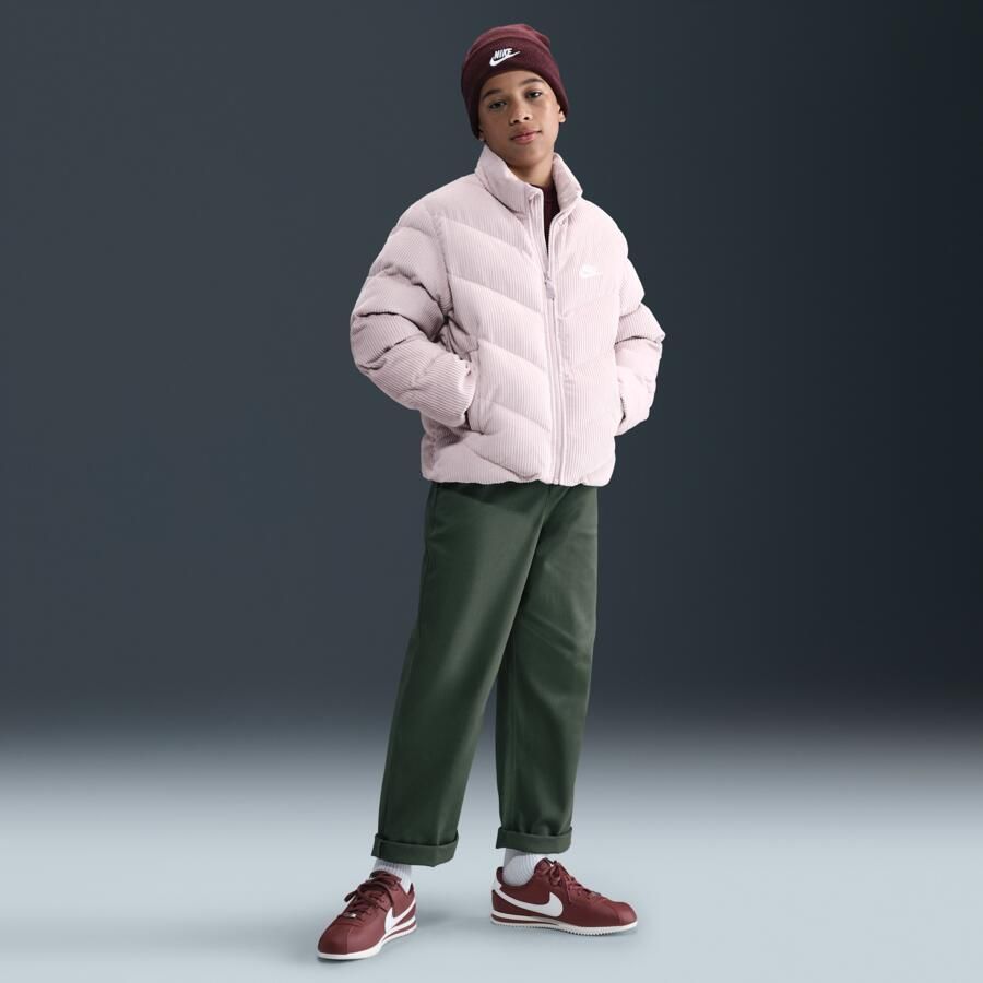 Nike All Day Play gewatteerd Therma-FIT jack met ruime pasvorm voor kids Paars - Foto 3