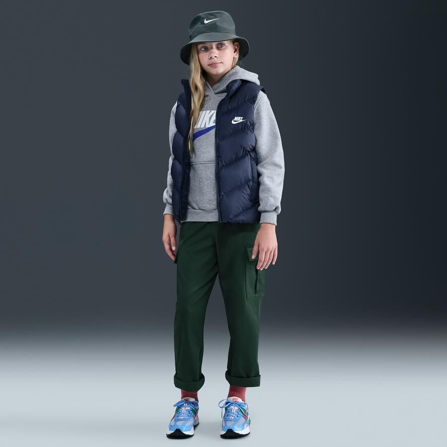 Nike Sportswear All Day Play gewatteerde Therma-FIT bodywarmer met ruime pasvorm voor kids Blauw - Foto 3