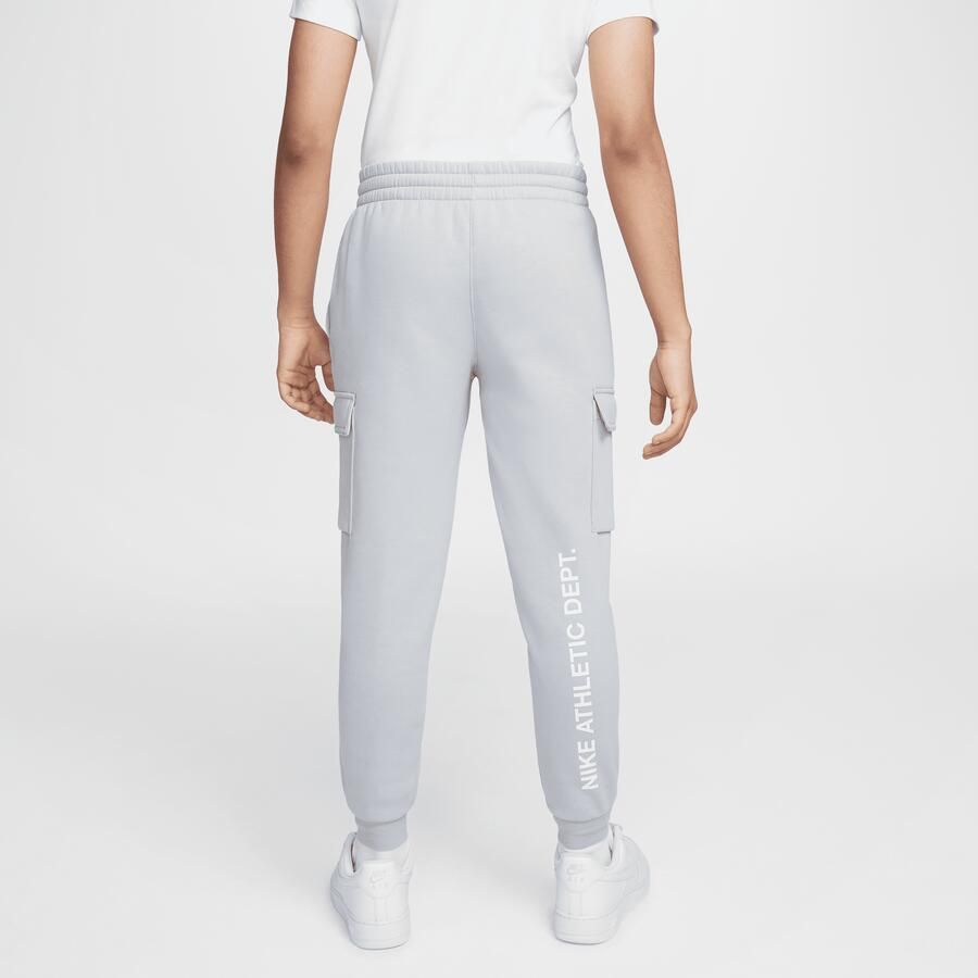 Nike Sportswear cargobroek van fleece voor kids Grijs - Foto 4