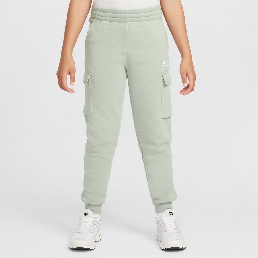 Nike cargobroek van fleece voor kids Groen - Foto 4
