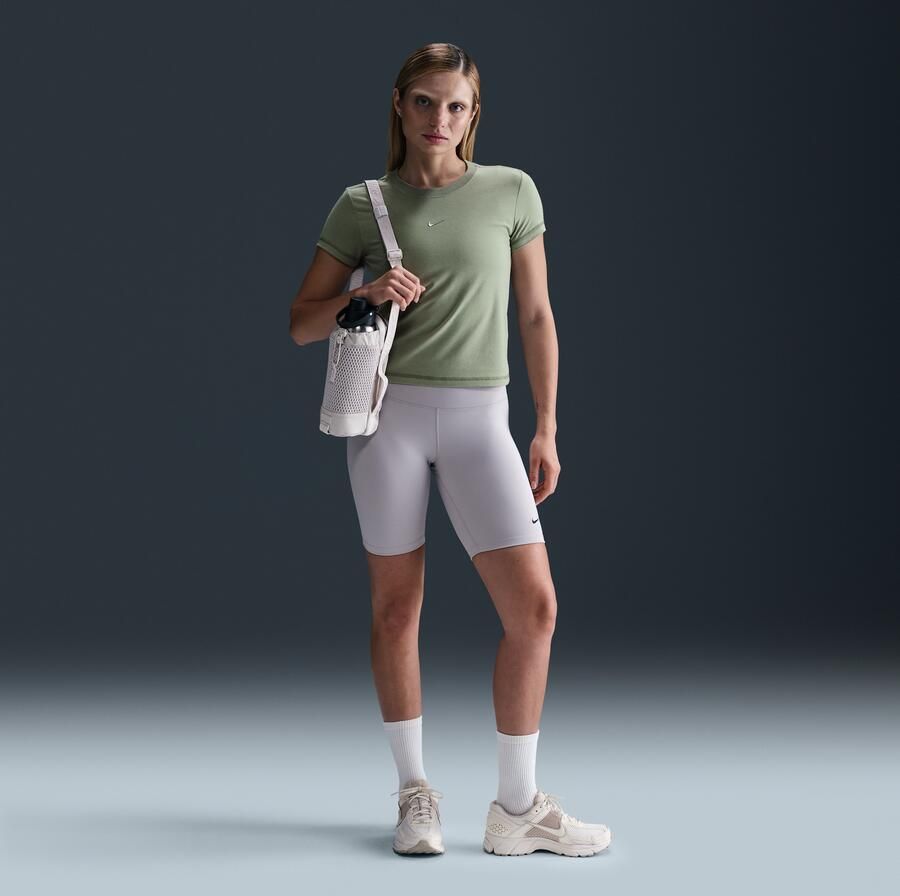 Nike Chill Knit aansluitend kort T-shirt voor dames Groen - Foto 3
