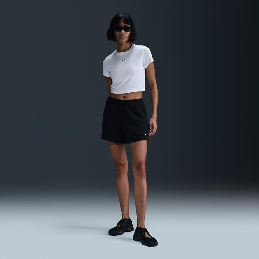 Nike Sportswear Chill Knit kort T-shirt voor dames Wit - Foto 2