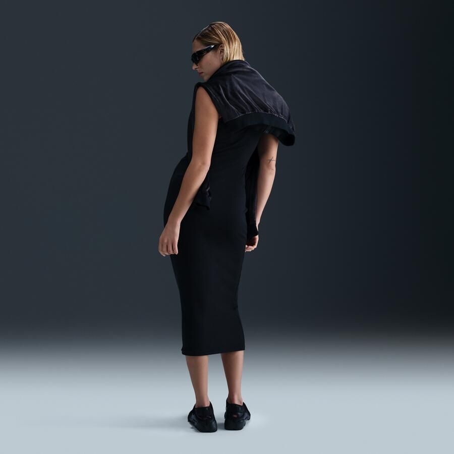 Nike Sportswear Chill Knit strakke tanktopjurk met mini-ribbels Zwart - Foto 2