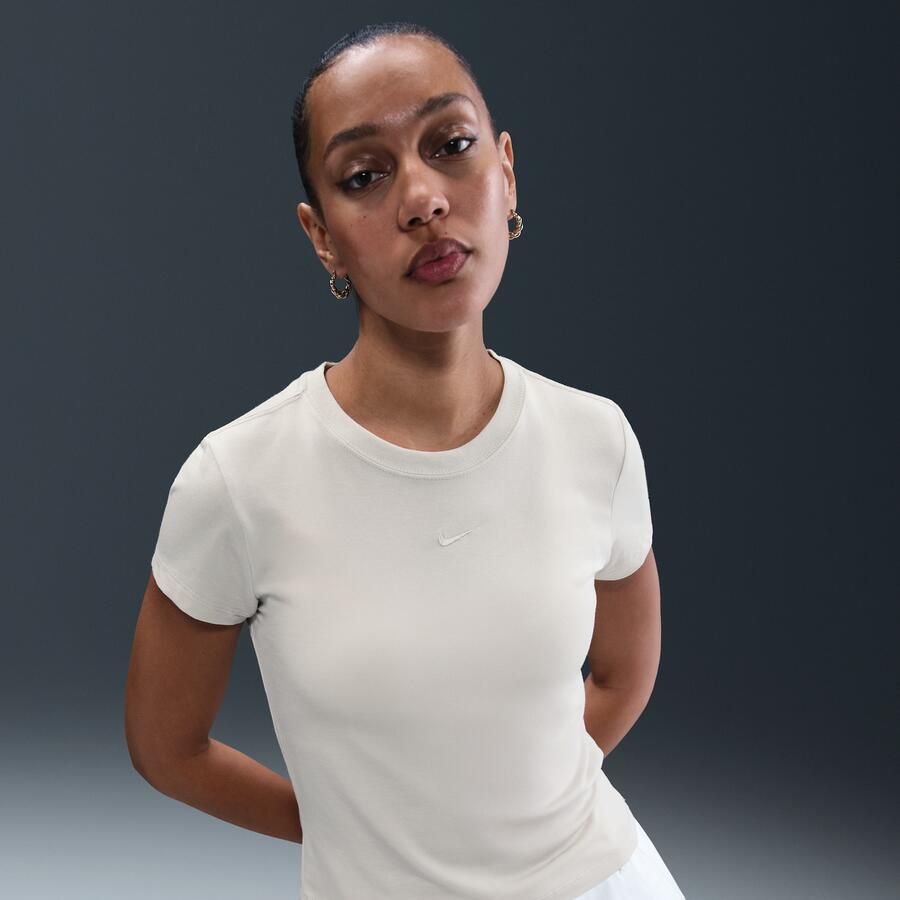 Nike Chill Knit T-shirt voor dames Grijs - Foto 4