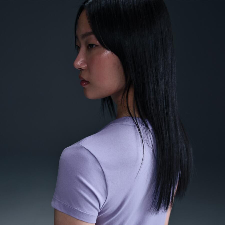 Nike Sportswear Chill Knit T-shirt voor dames Paars