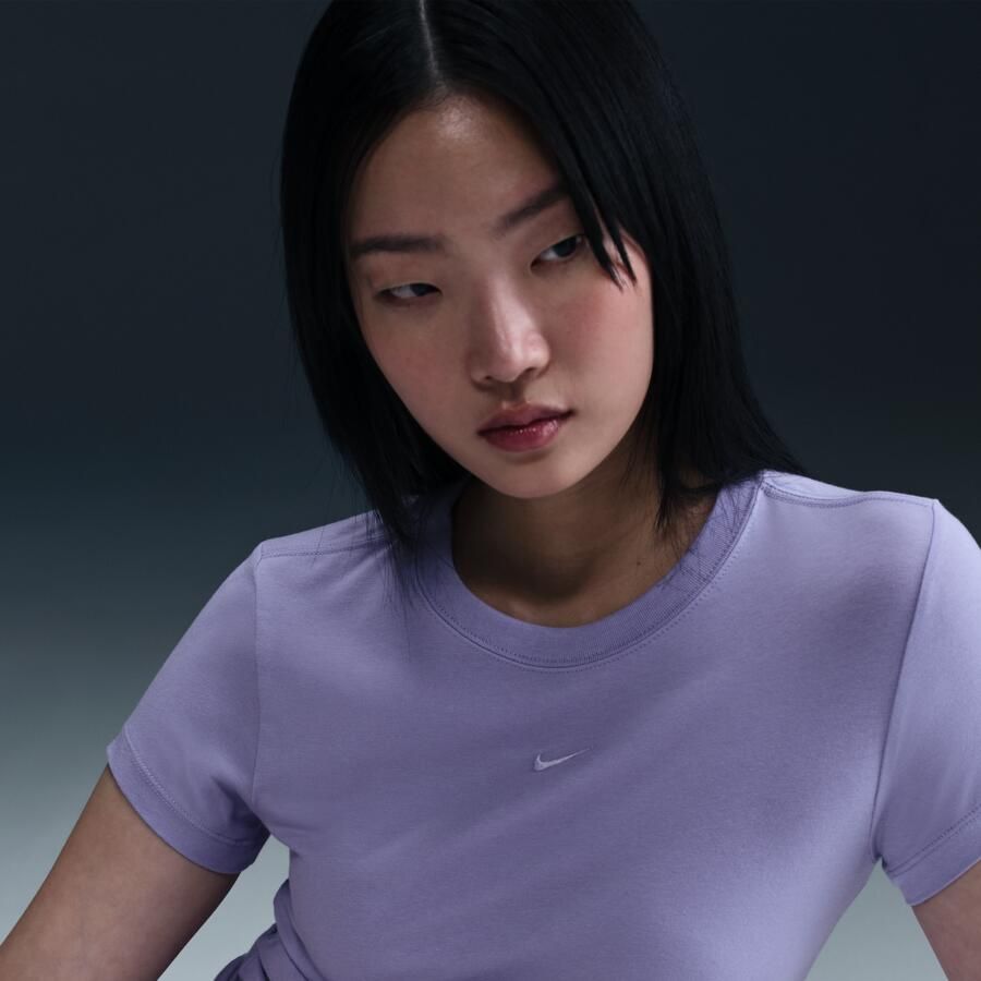 Nike Sportswear Chill Knit T-shirt voor dames Paars - Foto 2