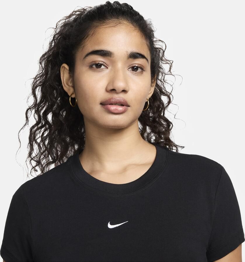 Nike Sportswear Chill Knit T-shirt voor dames Zwart - Foto 2