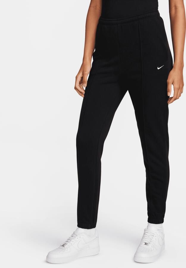 Nike Sportswear Chill Terry aansluitende joggingbroek met hoge taille van sweatstof voor dames Zwart - Foto 3