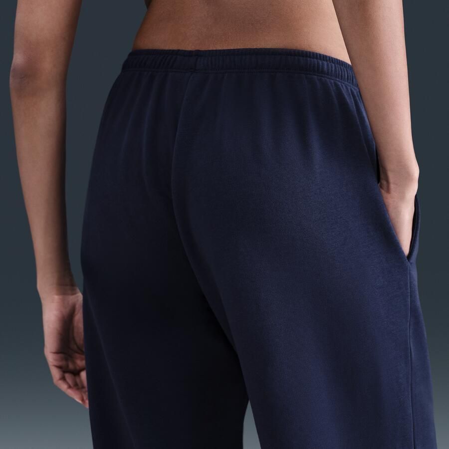 Nike Sportswear Chill Terry joggingbroek van sweatstof met open zoom en halfhoge taille voor dames Blauw - Foto 2