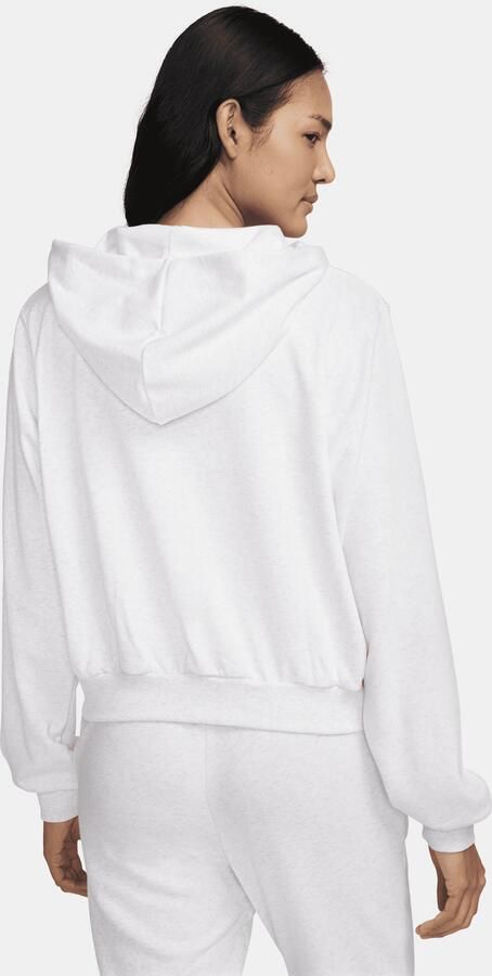 Nike Sportswear Chill Terry ruimvallende hoodie van sweatstof met rits voor dames Bruin - Foto 3