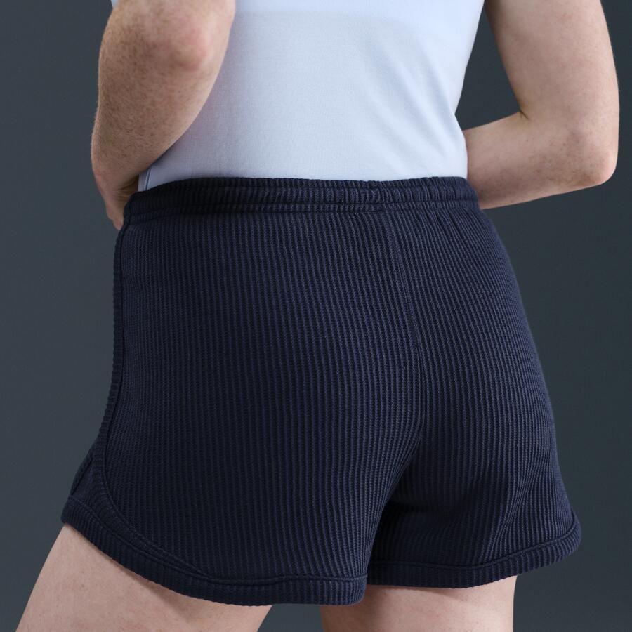 Nike Chill Waffle damesshorts met halfhoge taille (8 cm) Blauw - Foto 2