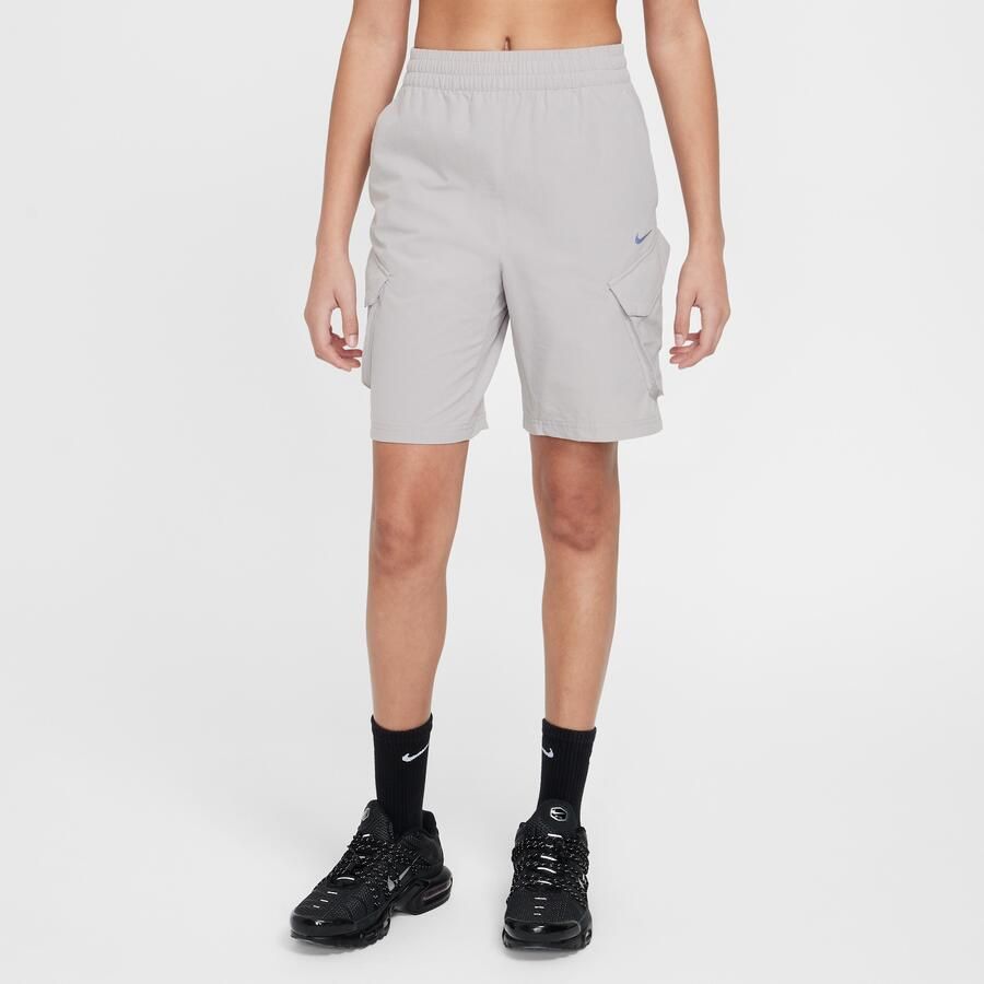 Nike Sportswear City Utility cargoshorts voor kids Grijs - Foto 4