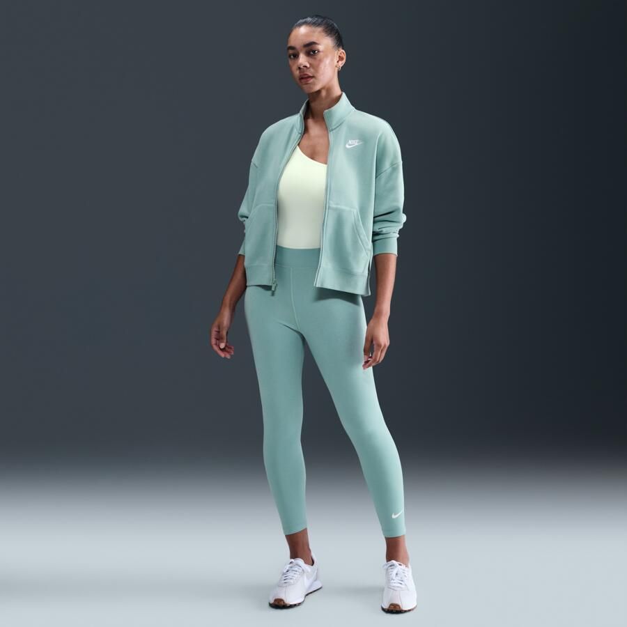 Nike Sportswear Classic 7 8-legging met hoge taille voor dames Groen - Foto 4