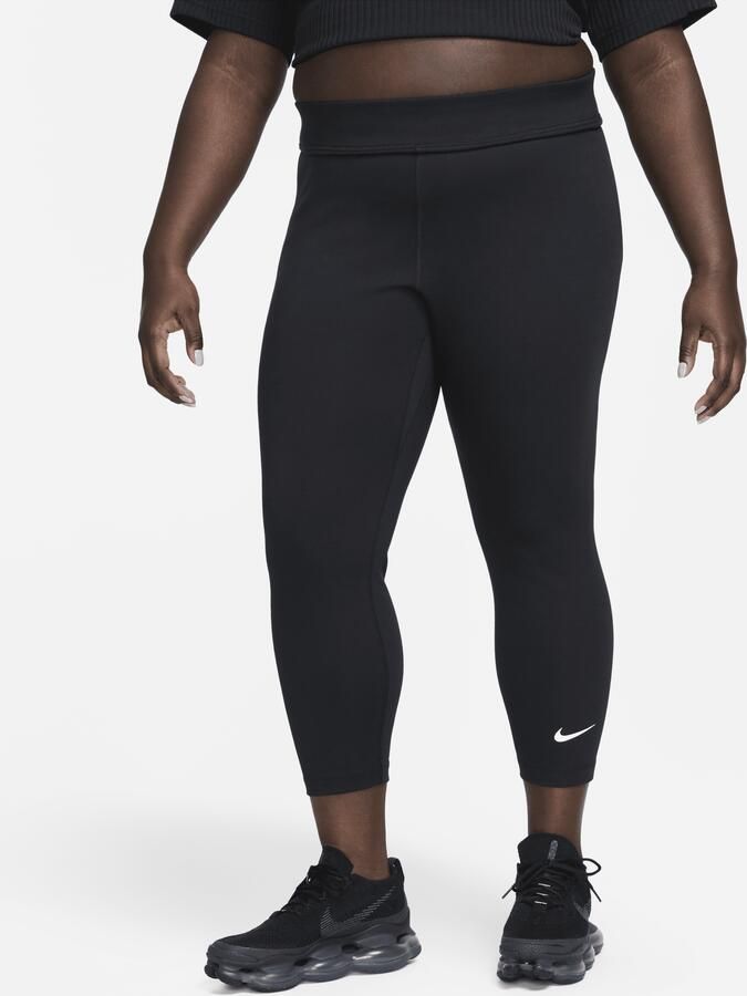 Nike Sportswear Classic 7 8-legging met hoge taille voor dames (Plus Size) Zwart - Foto 3