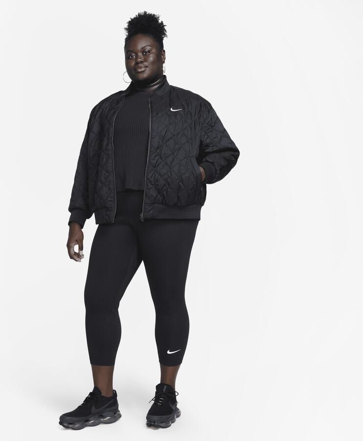 Nike Sportswear Classic 7 8-legging met hoge taille voor dames (Plus Size) Zwart - Foto 2