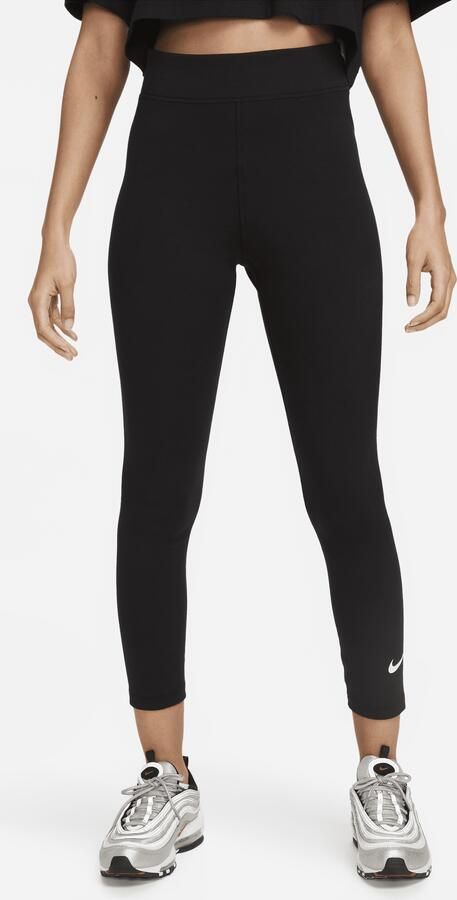 Nike Sportswear Classic 7 8-legging met hoge taille voor dames Zwart - Foto 3