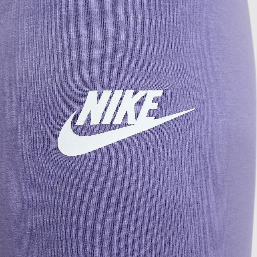 Nike Sportswear Classic bikershorts met hoge taille voor meisjes (13 cm) Paars - Foto 3