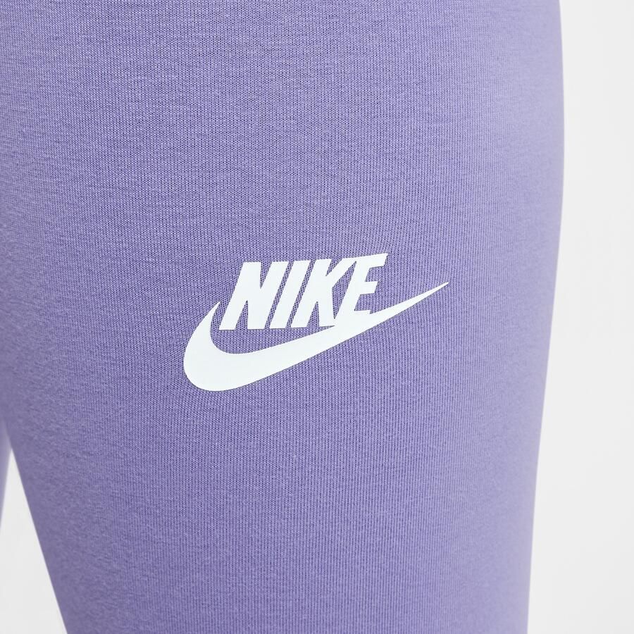 Nike Sportswear Classic legging met hoge taille voor meisjes Paars - Foto 2