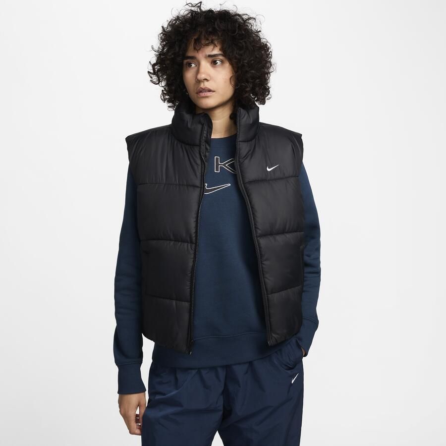 Nike Sportswear Classic Puffer Therma-FIT ruimvallende bodywarmer voor dames Zwart - Foto 3