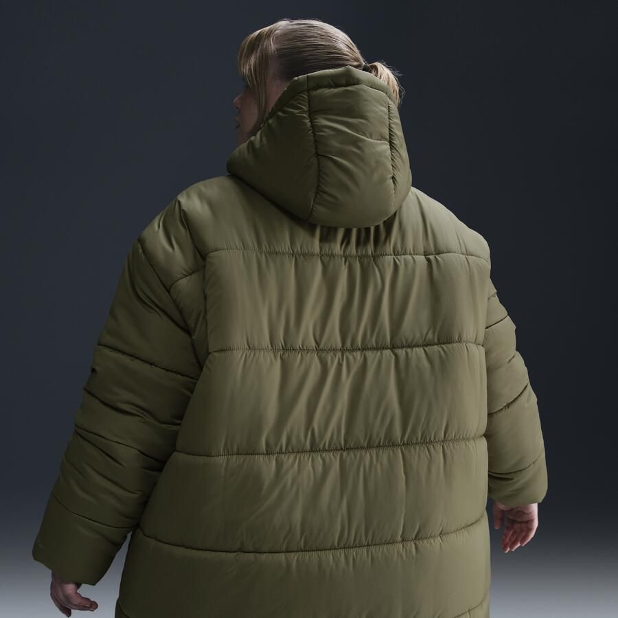 Nike Sportswear Classic Puffer Therma-FIT ruimvallende parka voor dames (Plus Size) Groen - Foto 4