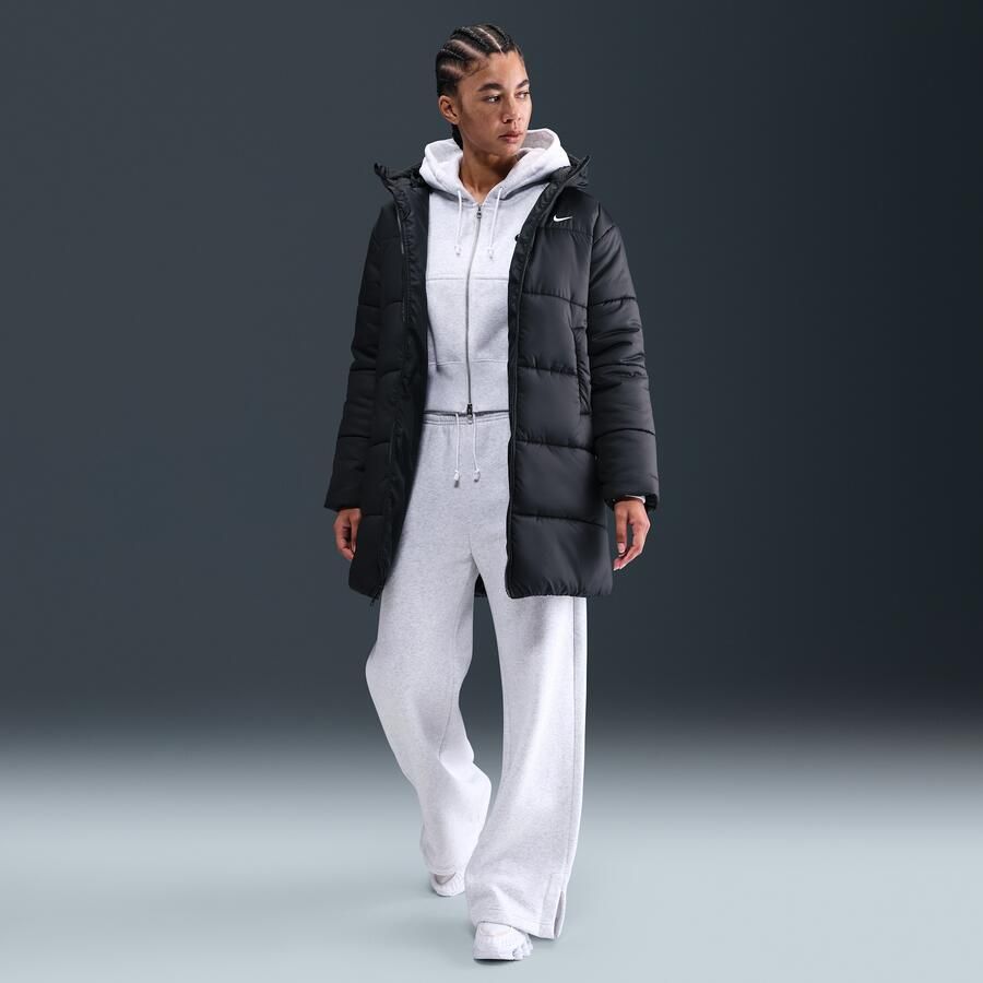 Nike Classic Therma-FIT ruimvallende parka met capuchon voor dames Zwart - Foto 3