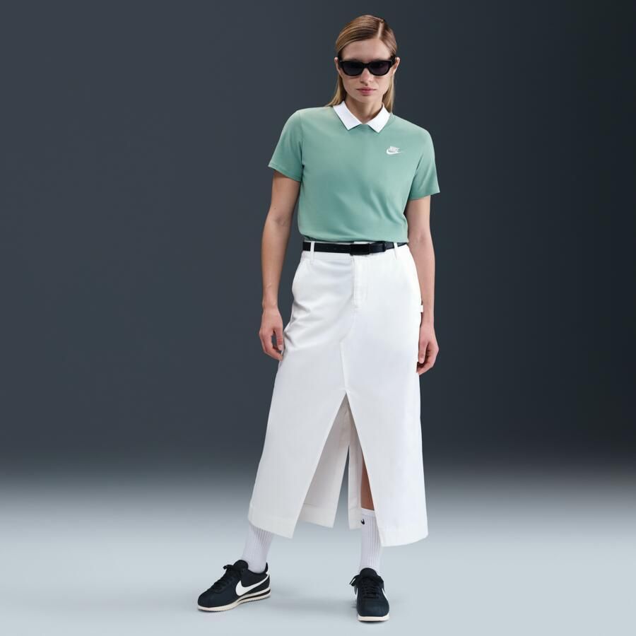 Nike Sportswear Club Essentials T-shirt voor dames Groen - Foto 3