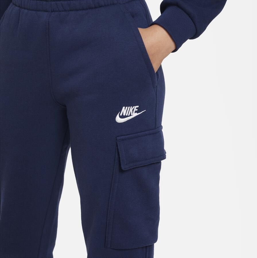 Nike Club Fleece cargobroek voor kids Blauw - Foto 2