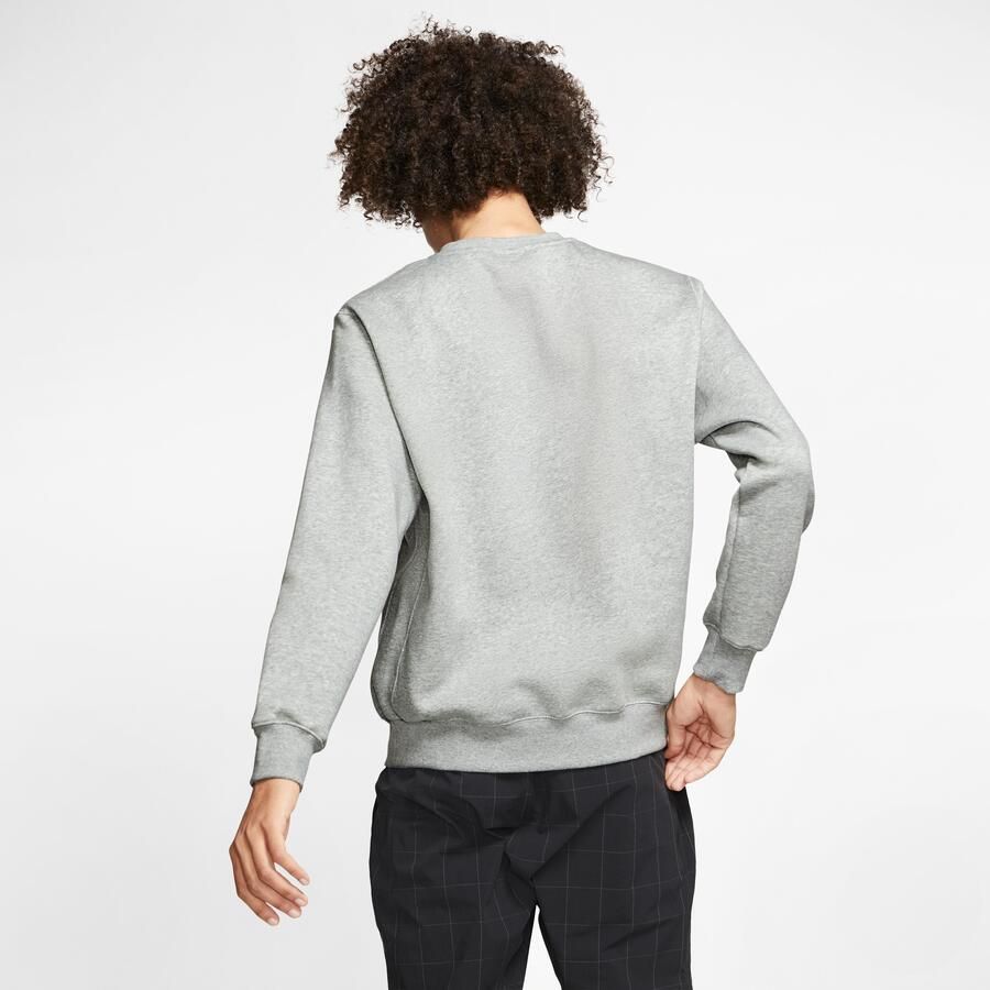 Nike Sportswear Club Fleece Herentop met ronde hals Grijs
