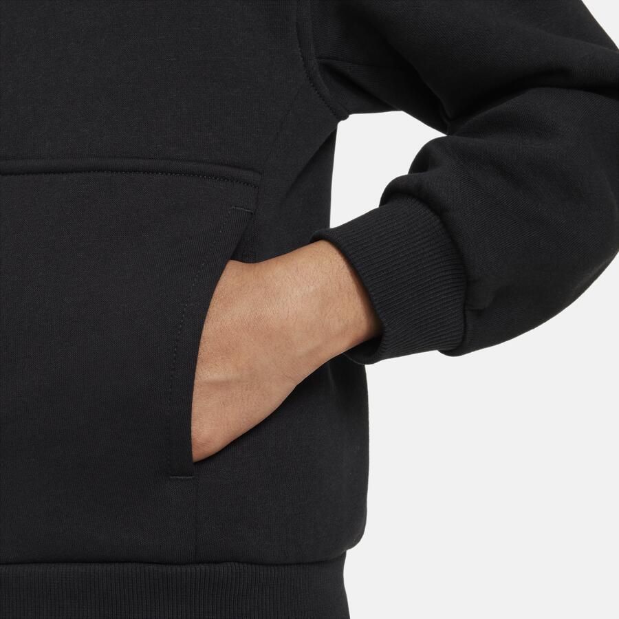 Nike Sportswear Club Fleece hoodie met rits voor kids Zwart - Foto 2