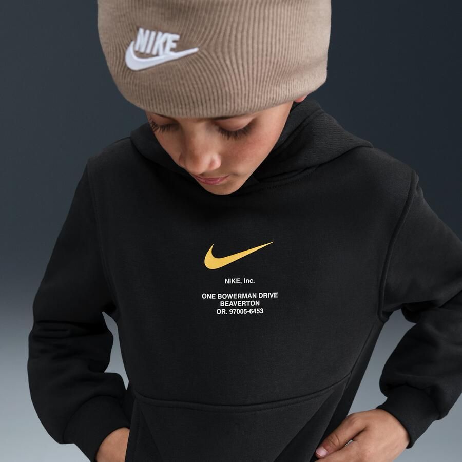 Nike Sportswear Club Fleece Hoodie voor jongens Zwart - Foto 4