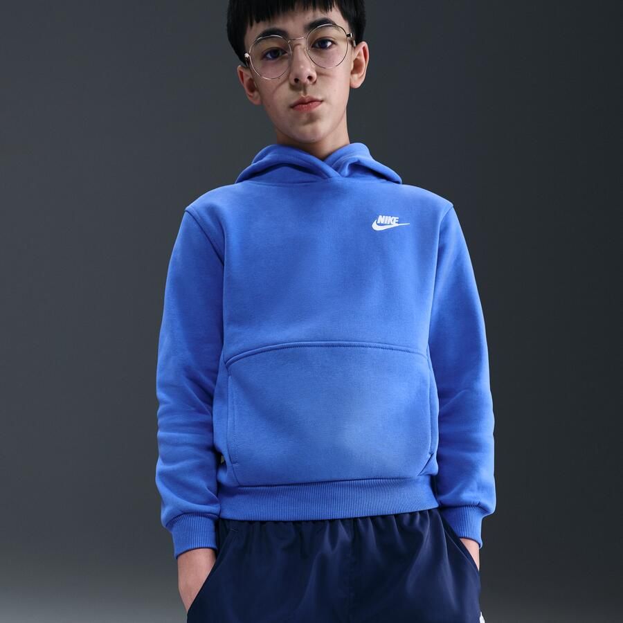 Nike Sportswear Club Fleece Hoodie voor kids Blauw - Foto 4