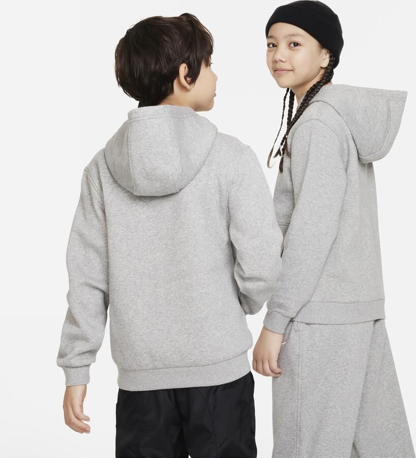 Nike Sportswear Club Fleece Hoodie voor kids Grijs - Foto 4