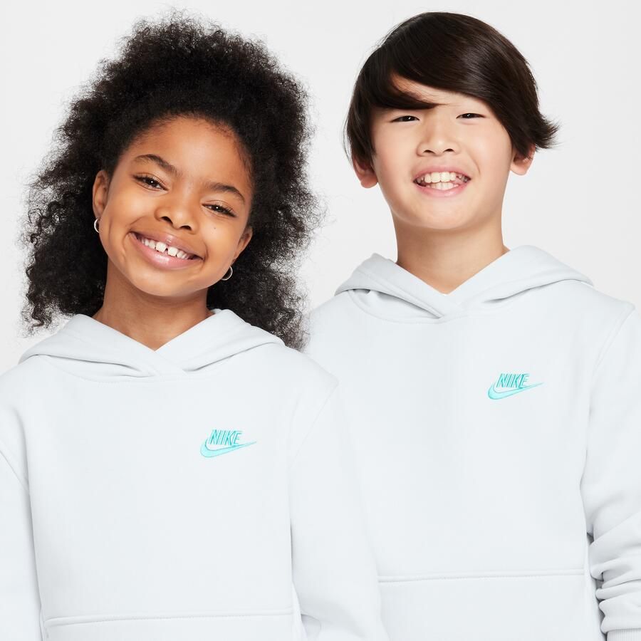 Nike Sportswear Club Fleece Hoodie voor kids Grijs