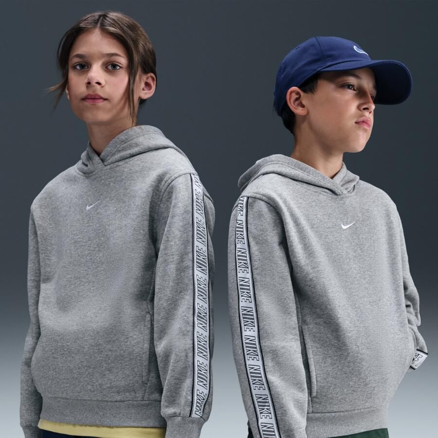 Nike Club Fleece Hoodie voor kids Grijs - Foto 4