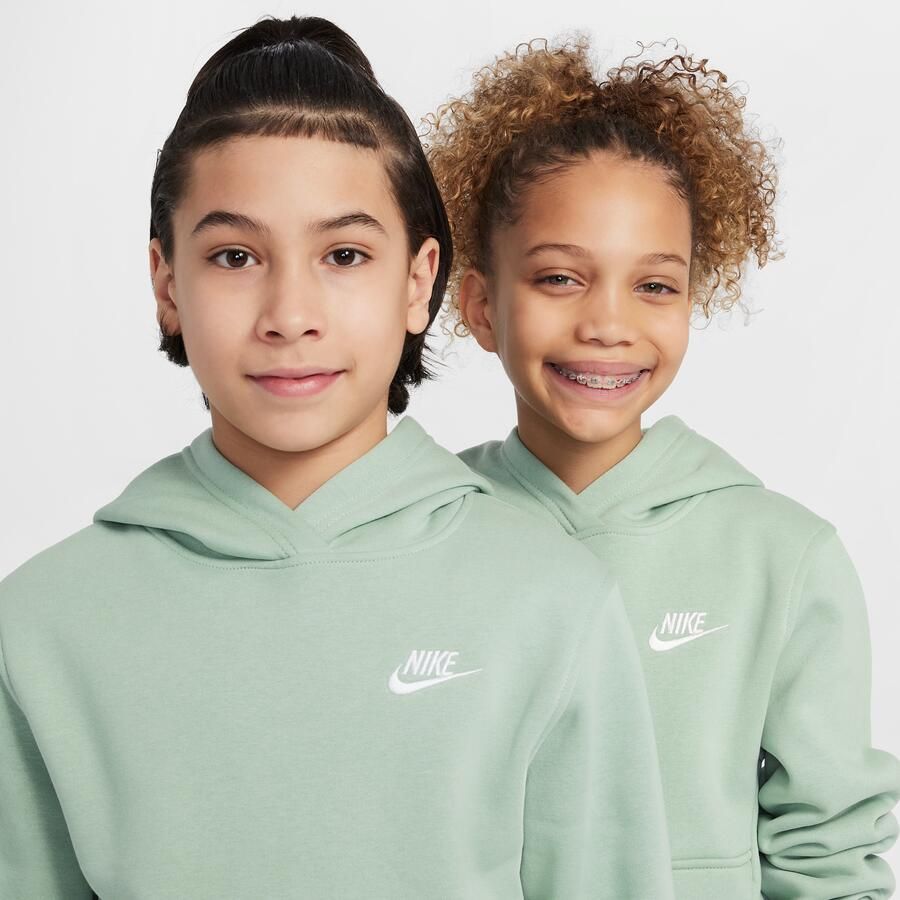Nike Sportswear Club Fleece Hoodie voor kids Groen